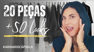 GUARDA ROUPA INTELIGENTEComo montar um armário cápsula minimalista [upl. by Phebe]