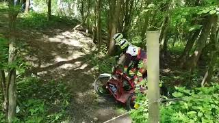 Sidecar trials crash [upl. by Cirad]