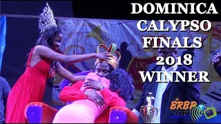 DOMINICA NEW CALYPSO 2018 FINALS RESULTS AND WINNER EMERGES [upl. by Whitney]