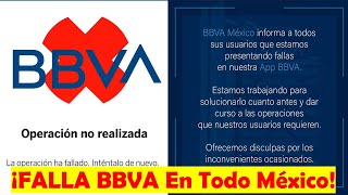 ¡CUIDADO OCUPA OTRO BANCO  Desde Ayer Siguen Las Fallas En El Sistema De BBVA México  FLASHNEWS [upl. by Sharline]