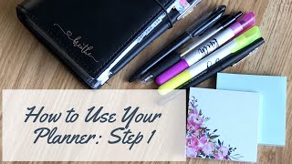 The Secret to Using a Paper Planner How to Use a Planner Step 1 [upl. by Annais846]