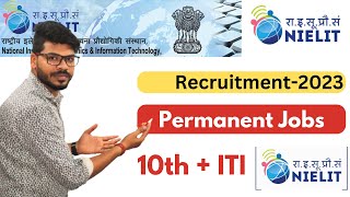 NIELIT Recruitment2023  STQC Recruitment 2023 [upl. by Enywtna677]