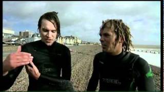 Worthing Pier Kitesurf Jump BBC News Coverage [upl. by Sesylu]