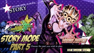 JoJos Bizarre Adventure All Star Battle  STORY MODE English Subs  Part 5 Vento Aureo [upl. by Ahsenav]