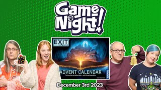 GameNight 24 Days of Christmas  Exit The Game Advent Calendar The Hunt for the Golden Book Day 3 [upl. by Akli540]