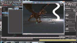 VRay for Maya  Object Based Lighting with VRay Mesh Light [upl. by Shererd]