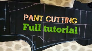 New pant cutting offical pant cutting full tutorial [upl. by Iret]