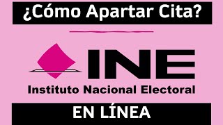 ¿Como Agendar Una Cita En El INE Para Solicitar Identificación Por Primera Vez Hacer Cita En Línea [upl. by Latashia]