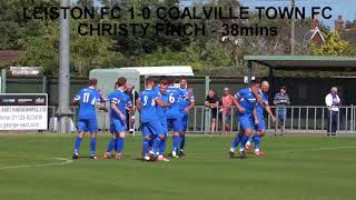 Leiston FC v Coalville Town Highlights 11082018 [upl. by Ytima]