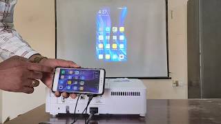 How to connect smartphone to projector wirelessly without laptop or pc no internet required [upl. by Grenier130]