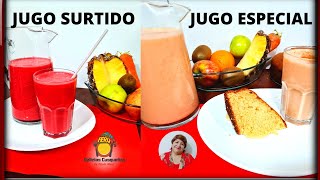 2 JUGOS O BATIDOS DE FRUTAS NUTRITIVO SALUDABLE JUGO ESPECIAL JUGO SURTIDO EN 5 MINUTOS PERÚ [upl. by Dimah414]