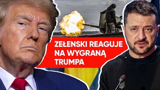 Wielki sukces Trumpa Zełenski z niecierpliwością czeka na rozmowę [upl. by Etteb]