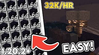 Fastest Obsidian Farm in Minecraft 1202  32k ObsidianHour  Easy StepbyStep Tutorial [upl. by Vaughn]