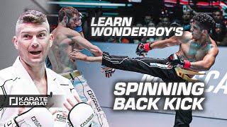 How to SPINNING BACK KICK with Stephen WONDERBOY Thompson [upl. by Naeruat937]