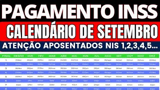 PAGAMENTO DE SETEMBRO INSS CALENDÁRIO FOI ANTECIPADO DIVULGADA DATAS DE AGOSTO DOS APOSENTADOS INSS [upl. by Audry]