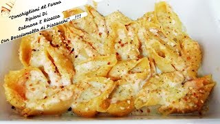 quotConchiglioni Al Forno Ripieni Di Salmone E Ricotta Con Besciamella Al Pistacchioquot [upl. by Ahsyak]