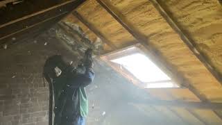 Spray foam insulation removal [upl. by Germin476]