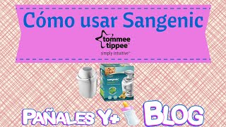 Contenedor Sangenic Tommee Tippee  Cómo se usa  María Pañales y Más [upl. by Nylarak]