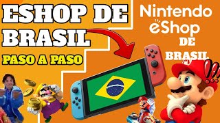 COMO COMPRAR EN LA ESHOP DE BRASIL  Un Jugador Mas [upl. by Enitsugua]