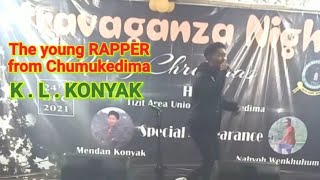 YOUNG RAPPER from Chumukedima On the Stage 🔥 [upl. by Aelam]