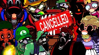 MARIO FNF PORT GOT CANCELLEDBUT WE STILL PLAY IT EVERY MARIO FNF MOD IS PERSONALIZED CONFIRMED [upl. by Novek]