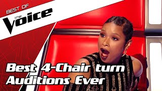 TOP 10  BEST ALL TURN Blind Auditions in The Voice [upl. by Dinnage734]