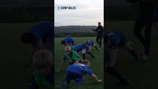 Best Rugby Drills for Kids 3 Fun Warm Up Games Save and try it out [upl. by Laemaj390]