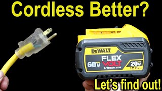 Lets Settle This Are Cordless Power Tools REALLY Better Torque Cutting Speed Noise Vibration [upl. by Anassor494]