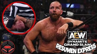 TERRIBLE ERROR QUE OCURRIÓ CON JON MOXLEY AEW GRAND SLAM 2023 RESUMEN EXPRESS [upl. by Narik]