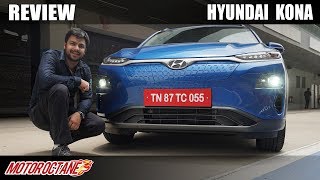 Hyundai Kona Electric  India Review  Hindi  MotorOctane [upl. by Aneerhs]