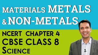 Materials Metals And NonMetals CBSE Class 8 [upl. by Castorina]