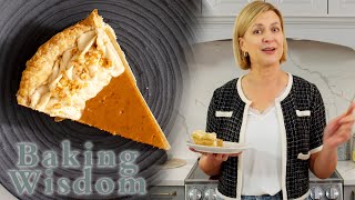 Anna Olson Makes Pumpkin Pie with Roasted White Chocolate  Baking Wisdom [upl. by Tuneberg]