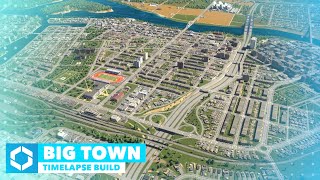 0 To 20k Population BIG TOWN Timelapse Build  Cities Skylines 2 [upl. by Emile]