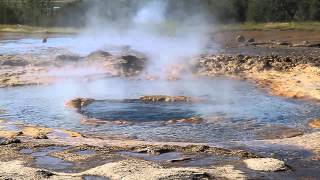 Geyser Eruption at Geysir Iceland [upl. by Viviane]