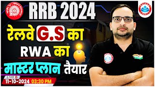 Railway Exams 2024  RWA Railway GS Master Plan  Role of GS in RRB NTPC RPF Group D ALP JETech [upl. by Eerrahs876]