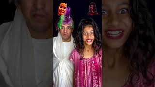 Pagal Bhoot 🧟‍♂️☠️🌸 Vs Bhikhari Bhoot🧟‍♀️💀👻Look Challenge shorts ytshorts funnyshorts bhoot [upl. by Harrie276]