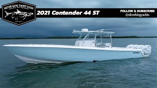 Offshore Fishing MACHINE 44 Contender ST l Quad Yamaha 425HP XTO l Contender Boats 44ST Video Tour [upl. by Dorris]