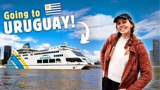 We took a FERRY from Buenos Aires to Montevideo What to Expect  Impression of Uruguay [upl. by Brown]