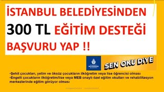 İBB EĞİTİM BURSU SENDE OKU DİYE [upl. by Esirehc121]