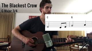 The Blackest Crow Play Along 80bpm [upl. by Drapehs]