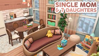 Single Mom amp 7 Daughters  The Sims 4 Speed Build Apartment Renovation [upl. by Keese]