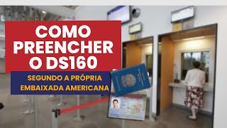 como preencher o ds 160 comopreencherods160 ds160 vistoamericano2024 [upl. by Reinold]