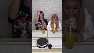 Whoever drinks the soda faster chooses the cookies 😂 Who has pepper shorts Best video by Hmelkofm [upl. by Rammaj]