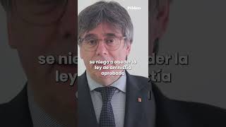 Puigdemont confirma que está camino de Catalunya para asistir al pleno de investidura de Illa [upl. by Dellora]