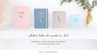 Kalender Kollektion 2021  Odernichtoderdoch [upl. by Ormiston504]