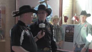 The Rodeo Roundup Stops By The Bull Riding Hall Of Fame In Ft Worth Texas [upl. by Ashatan]