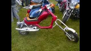 kelso 2010 camp site scooter rally scottish national vespa lambretta BuchanCoastersSC [upl. by Hollingsworth]