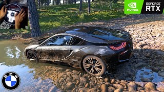 BMW I8 2015 Forza Horizon 5 Steering Wheel Gameplay 2 [upl. by Ahtnicaj]