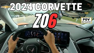 2024 Chevrolet CORVETTE Z06 POV  The most powerful NA V8 [upl. by Lledyl]