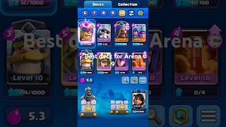 Best deck for Arena 9 in Clash royale clashroyale supercell shorts [upl. by Icam]